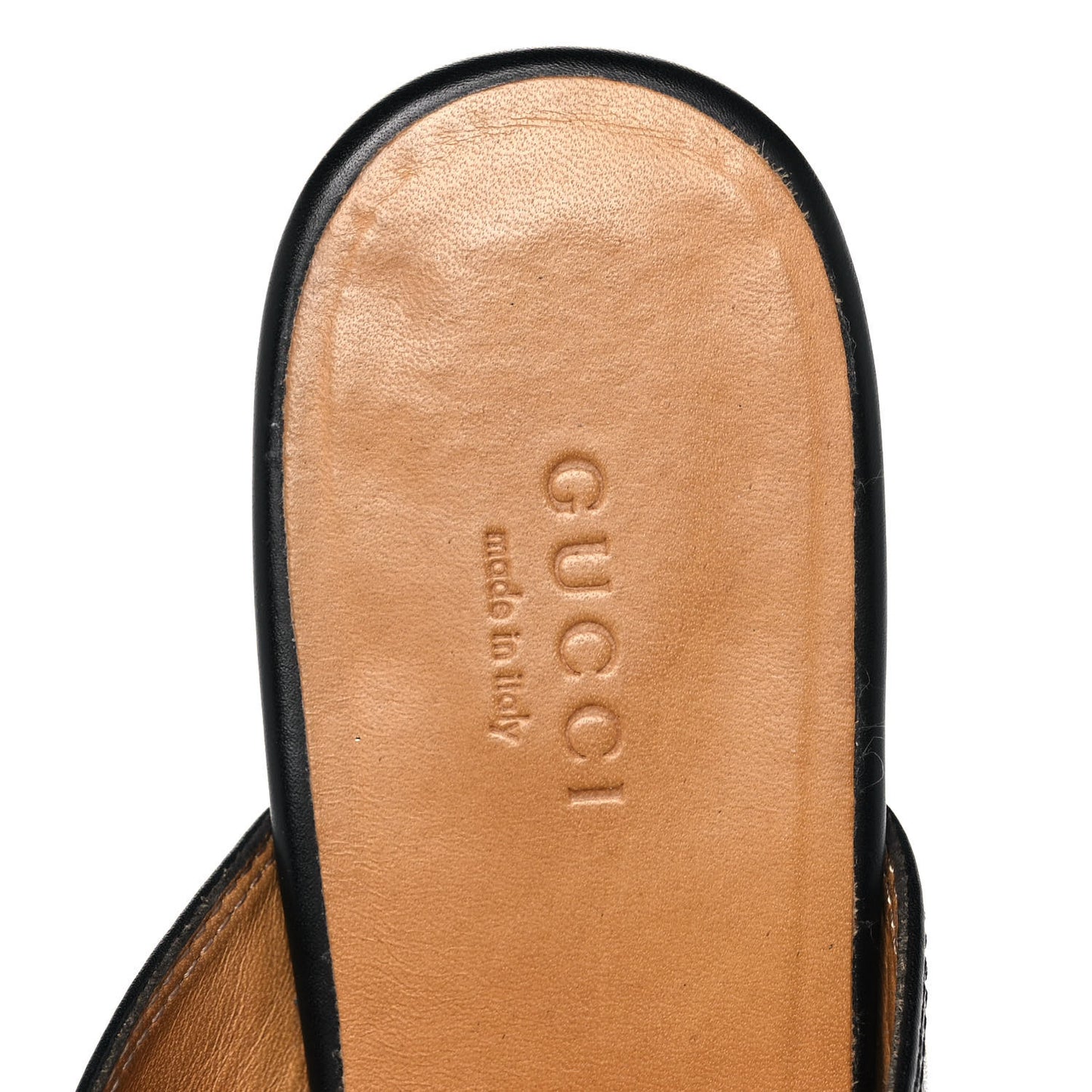 Calfskin Womens Princetown Slippers 37 Black
