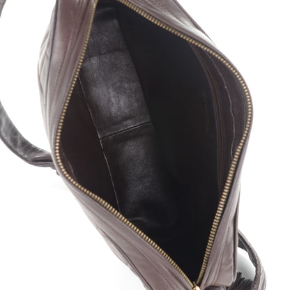 Chanel Lambskin Quilted Tassel Camera Case Brown 5 of 8