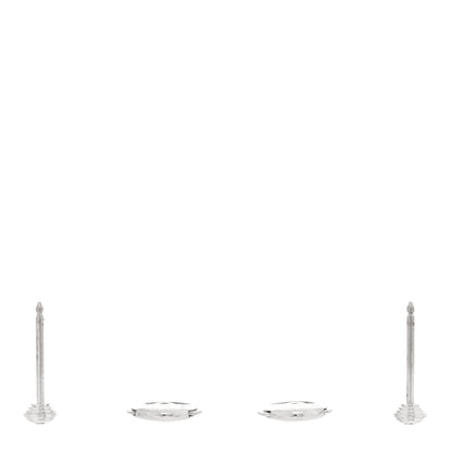 Cartier 18K White Gold Diamond XS D'Amour Earrings 3 of 6