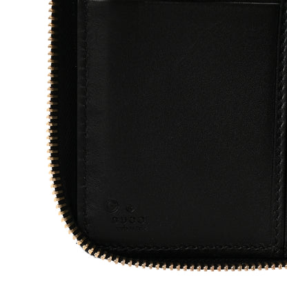 Gucci Soft Microguccissima Zip Around Organizer Wallet Black 6 of 8