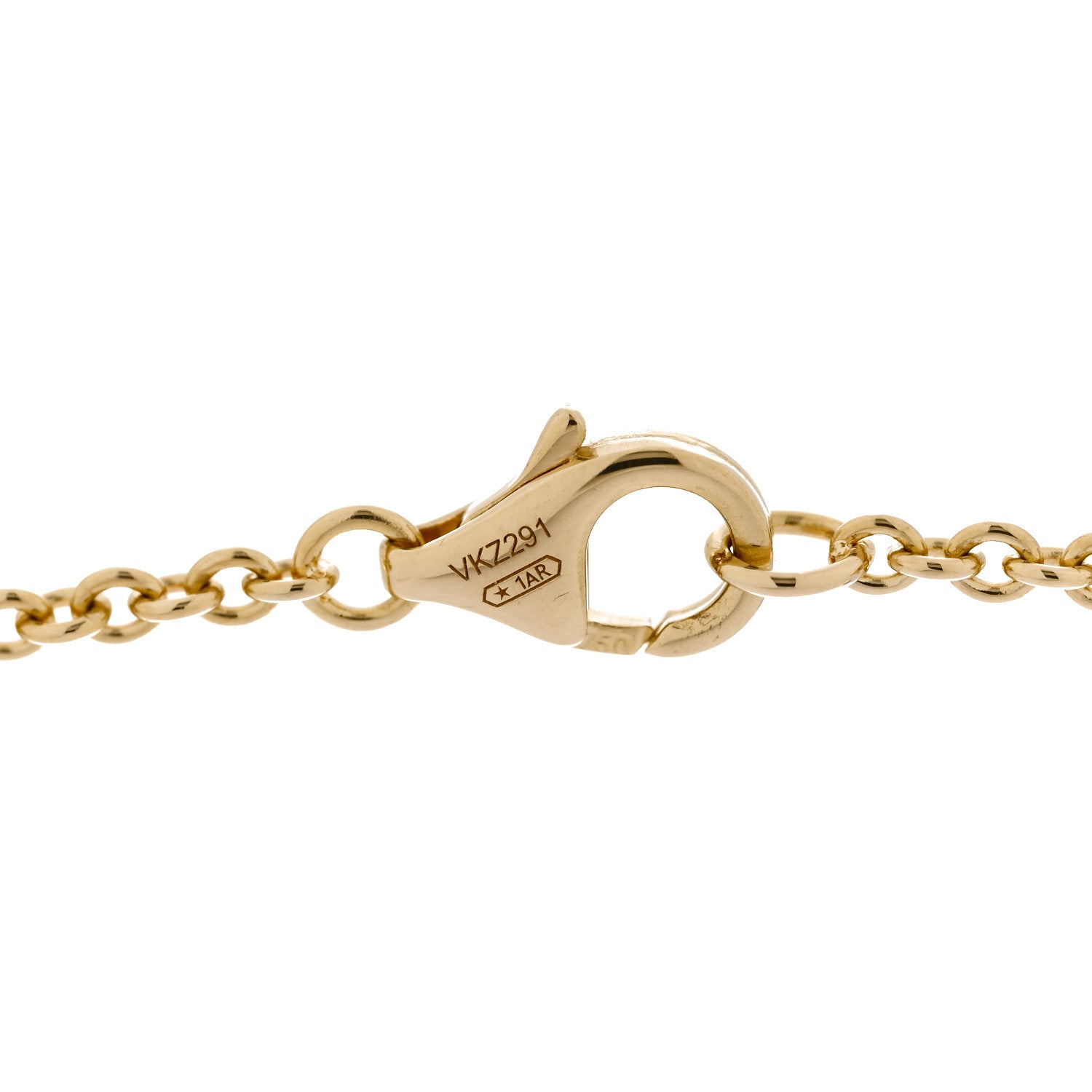 Cartier 18K Yellow Gold Interlocking LOVE Necklace 4 of 6