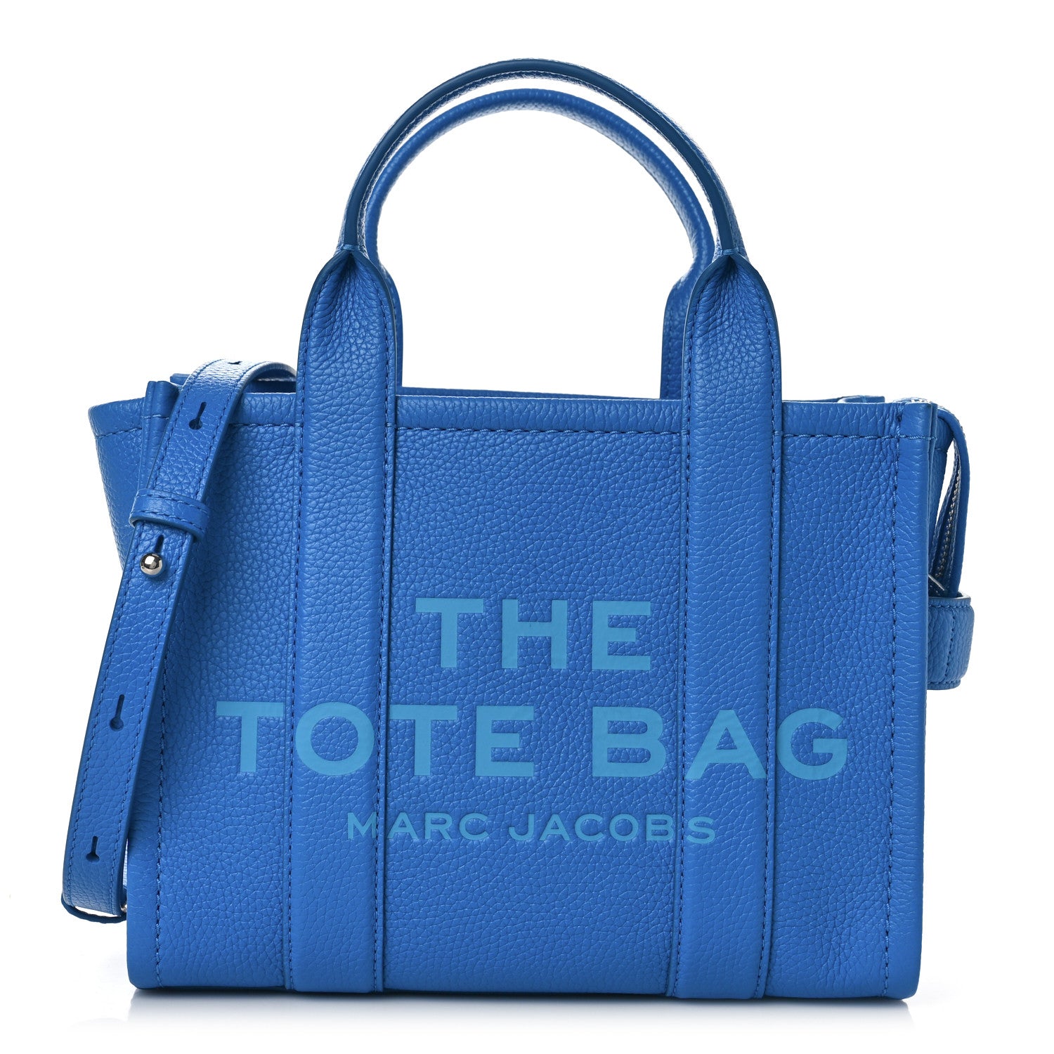 Marc Jacobs Grained Calfskin Small The Tote Bag Scuba 1 of 8
