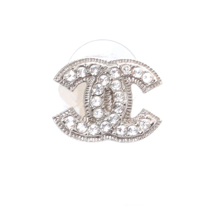 Chanel Crystal CC Logo Earrings 3 of 5