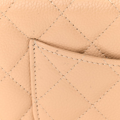 Chanel Caviar Quilted Wallet On Chain WOC Beige 15 of 16