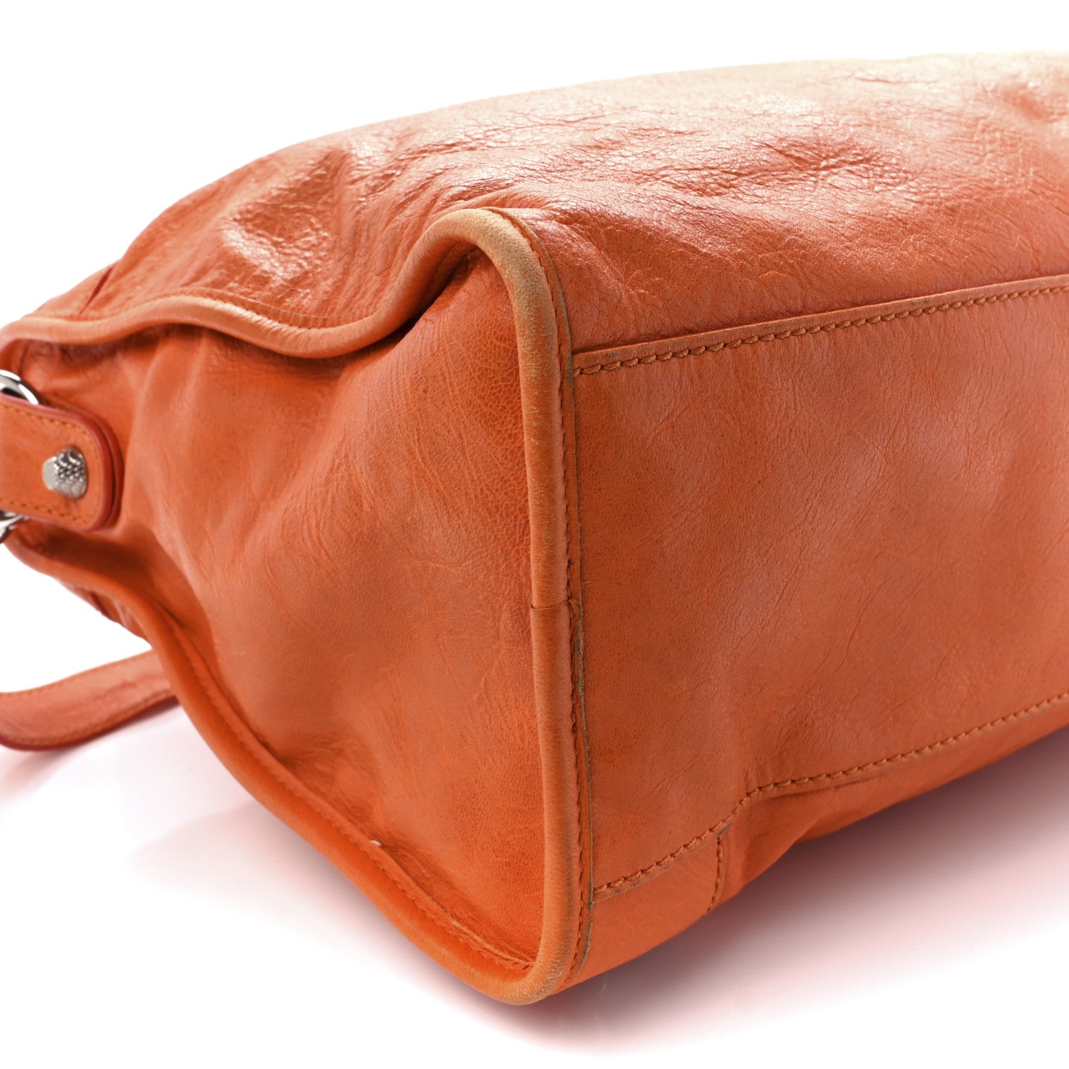Balenciaga Agneau Giant 12 Silver Hardware City Tangerine 10 of 11