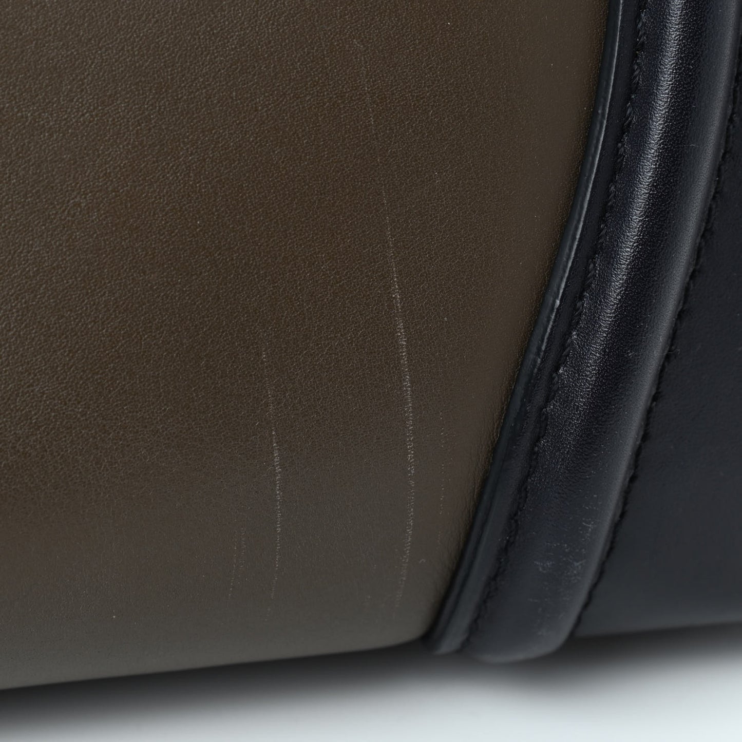 Satin Calfskin Mini Tri-Color Luggage Anthracite