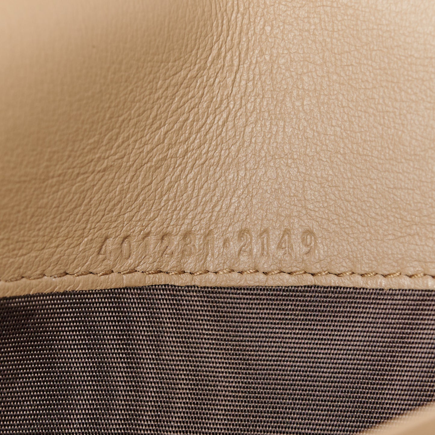 GG Supreme Monogram Mini Dionysus Chain Wallet Beige Taupe