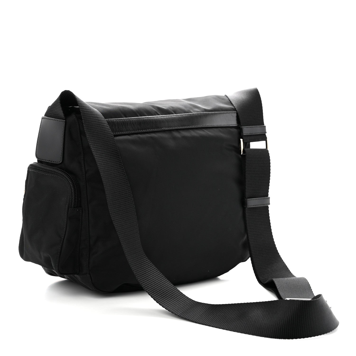 Prada Nylon Vela Sport Messenger Bag Black 3 of 11