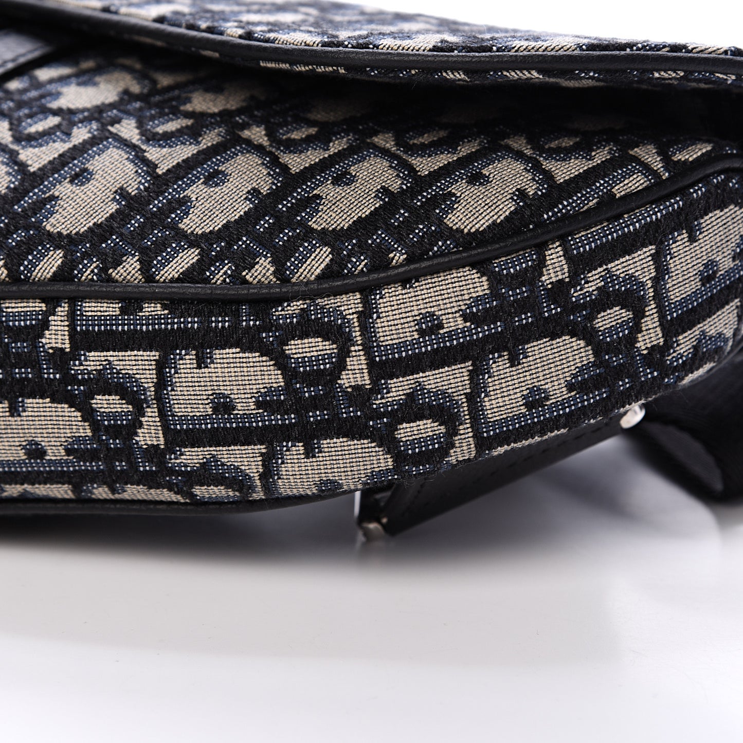 Oblique Mens Saddle Bag Blue