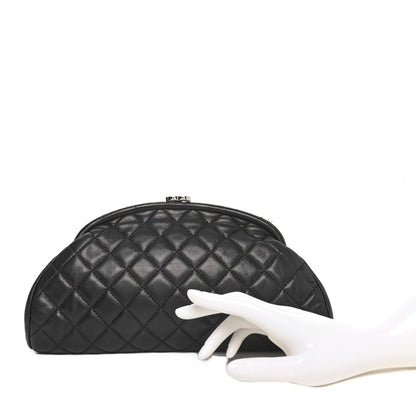 Chanel Lambskin Quilted Timeless Clutch Black 2 of 10