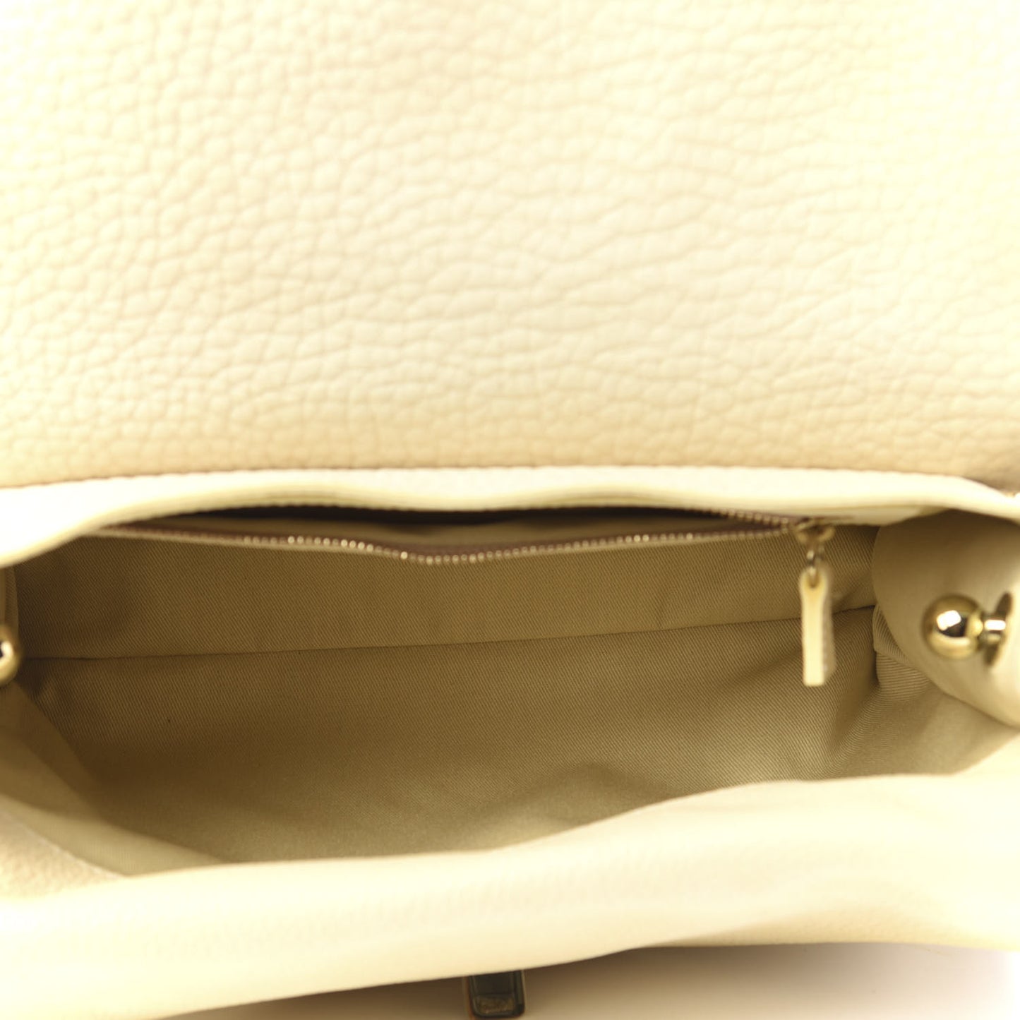 Grained Calfskin Medium Sally Flap Bag