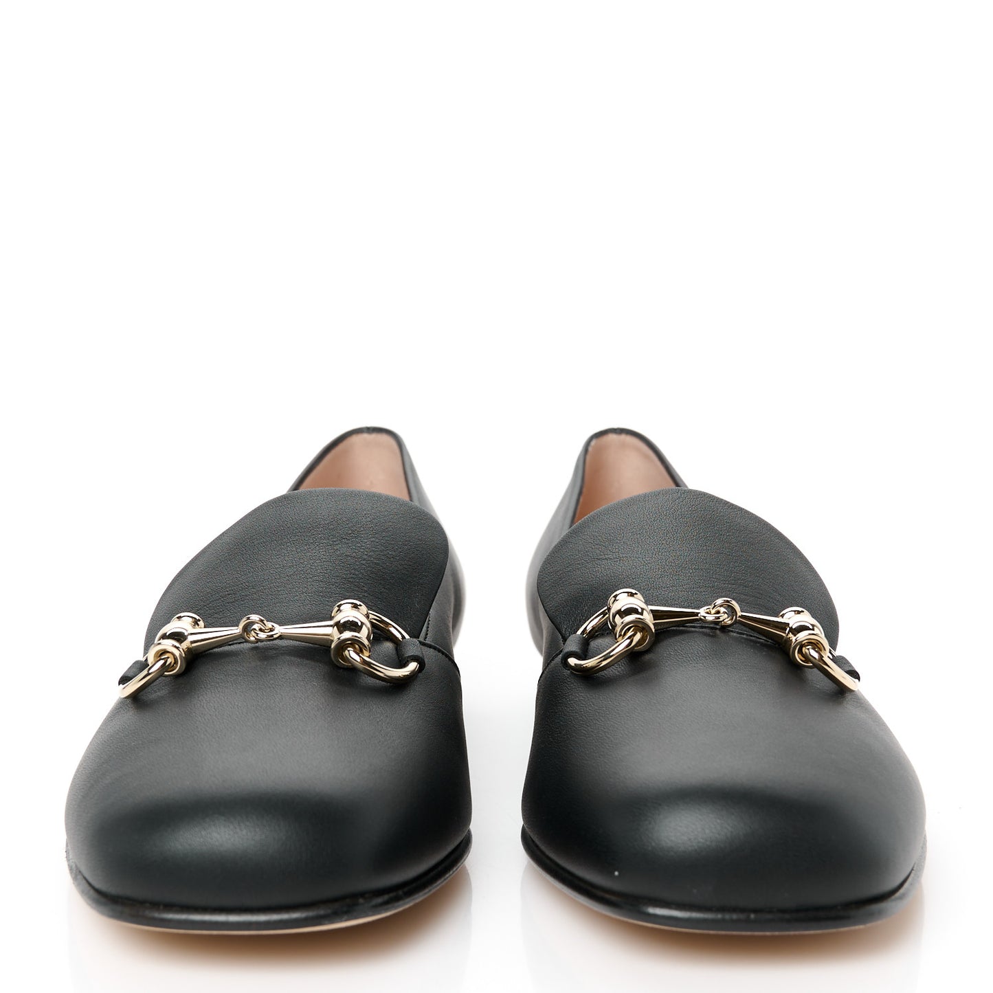 Calfskin Horsebit Loafers 37 Black