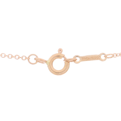 Tiffany 18K Rose Gold Diamond Paloma's Graffiti Love and Kisses Pendant Necklace 3 of 4