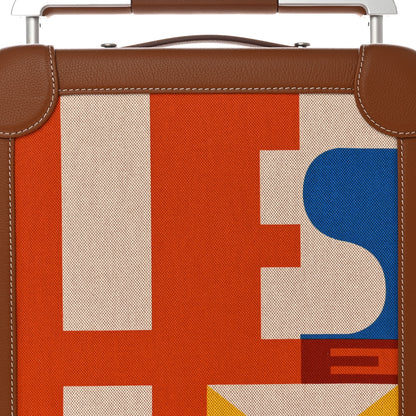 Hermes Canvas Taurillon Regate RMS Rolling Trolley Luggage Multicolor 9 of 13