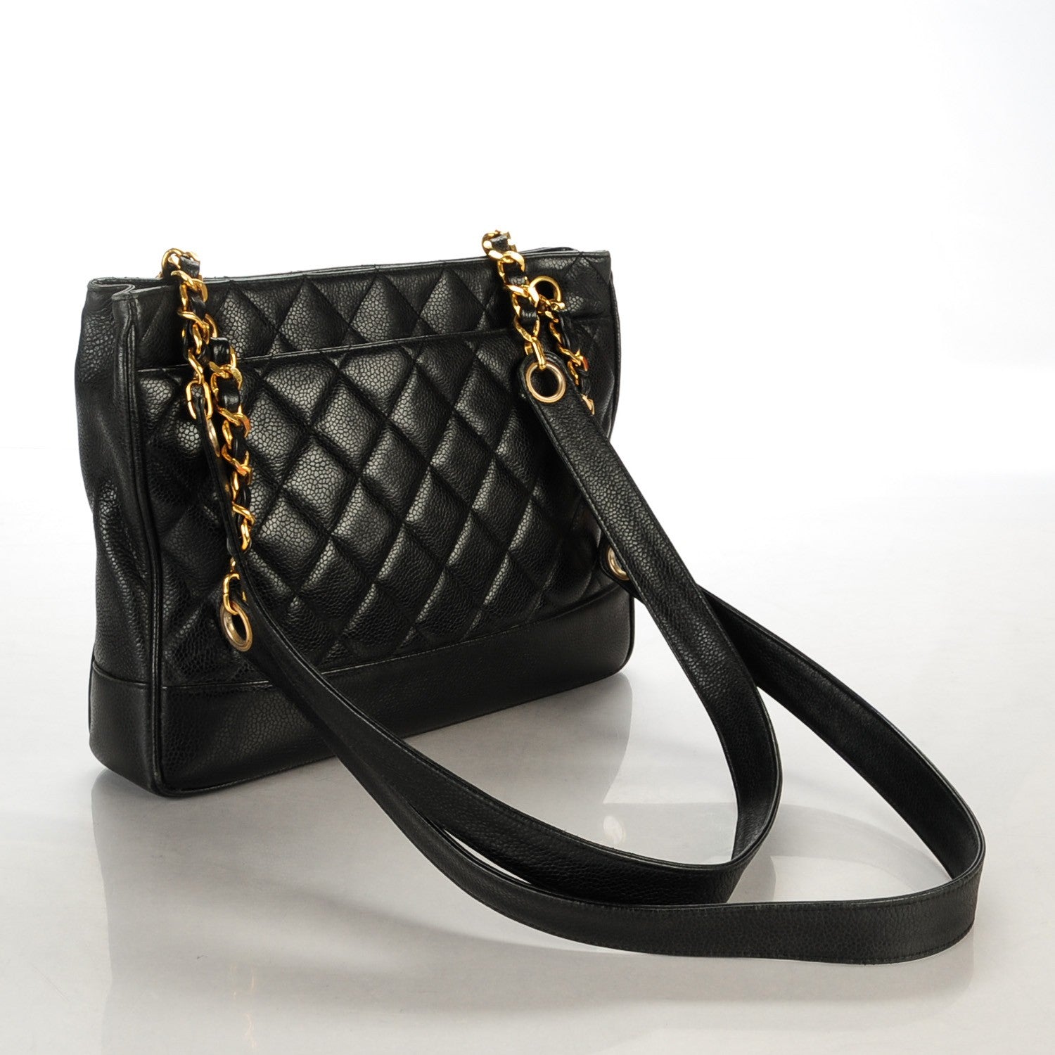 Chanel Caviar Quilted Shoulder Bag Black 3 of 8