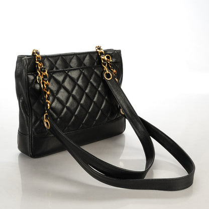 Chanel Caviar Quilted Shoulder Bag Black 3 of 8