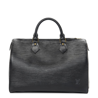 Louis Vuitton Epi Speedy 30 Black 1 of 9