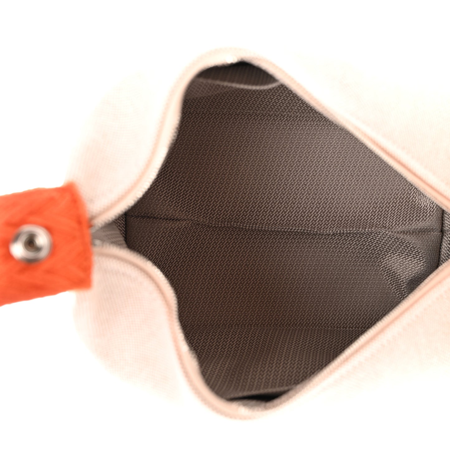 Canvas Small Bride-A-Brac Pouch Natural Orange