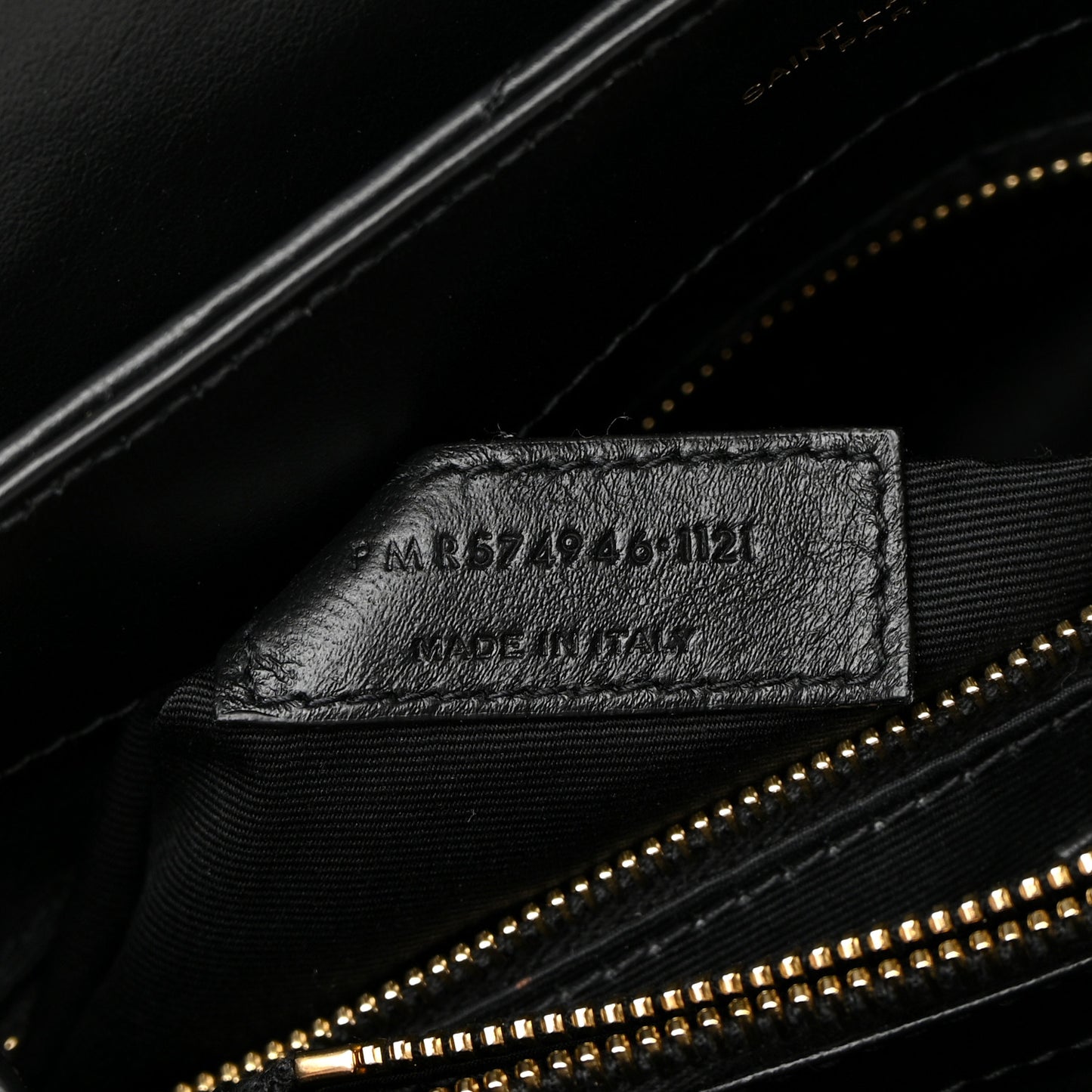 Calfskin Y Quilted Monogram Medium Loulou Chain Satchel Black