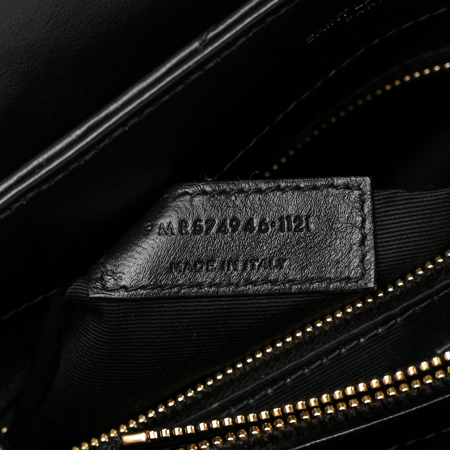 Saint Laurent Calfskin Y Quilted Monogram Medium Loulou Chain Satchel Black 7 of 12