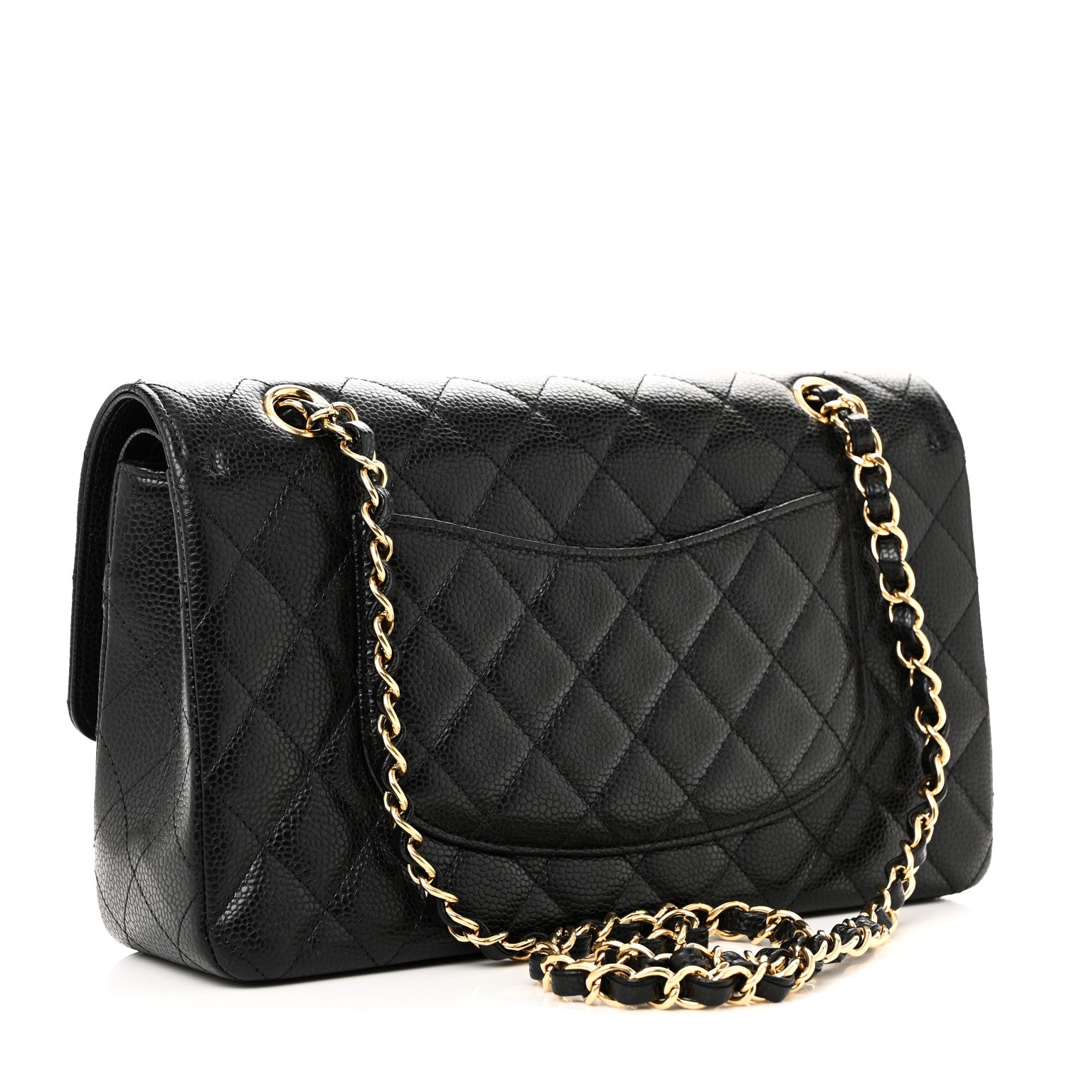 Chanel Caviar Quilted Medium Double Flap Black 3 of 11