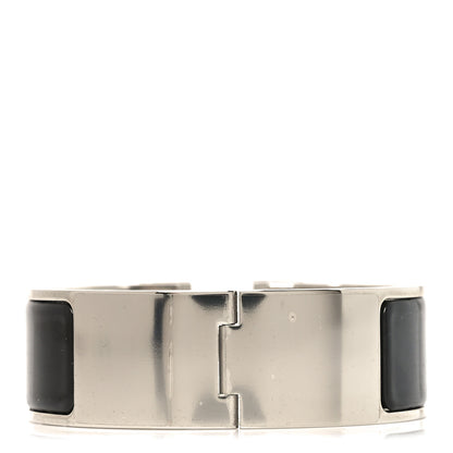Hermes Enamel Wide Clic Clac H Bracelet PM Black 5 of 10