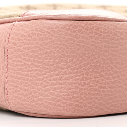 Gucci Monogram Mini Bree Messenger Bag Beige Soft Pink 9 of 10
