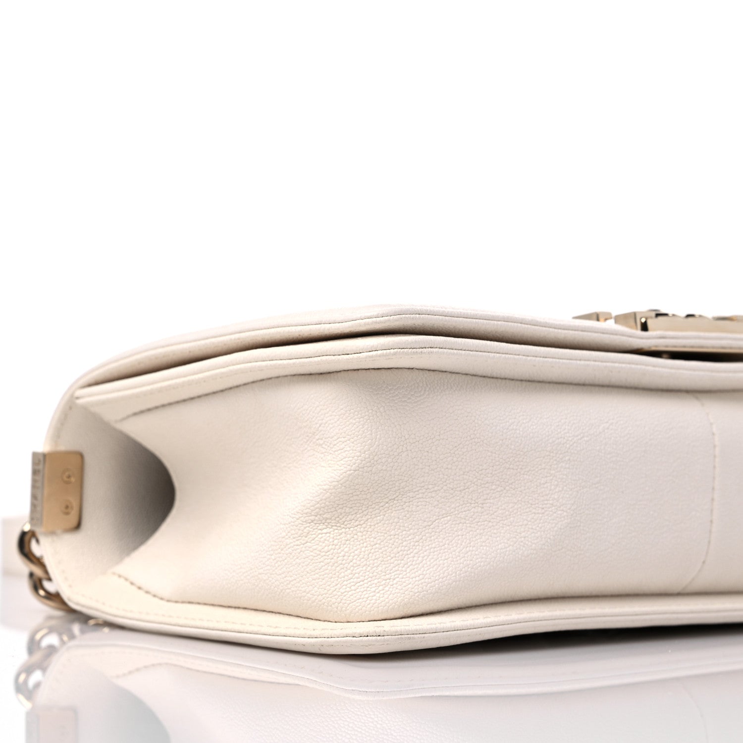 Chanel Caviar Quilted Medium Boy Flap Ivory 8 of 12