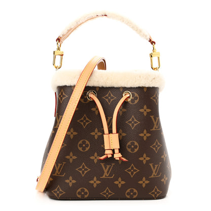 Louis Vuitton Monogram Shearling Cozygram Neonoe BB 1 of 10