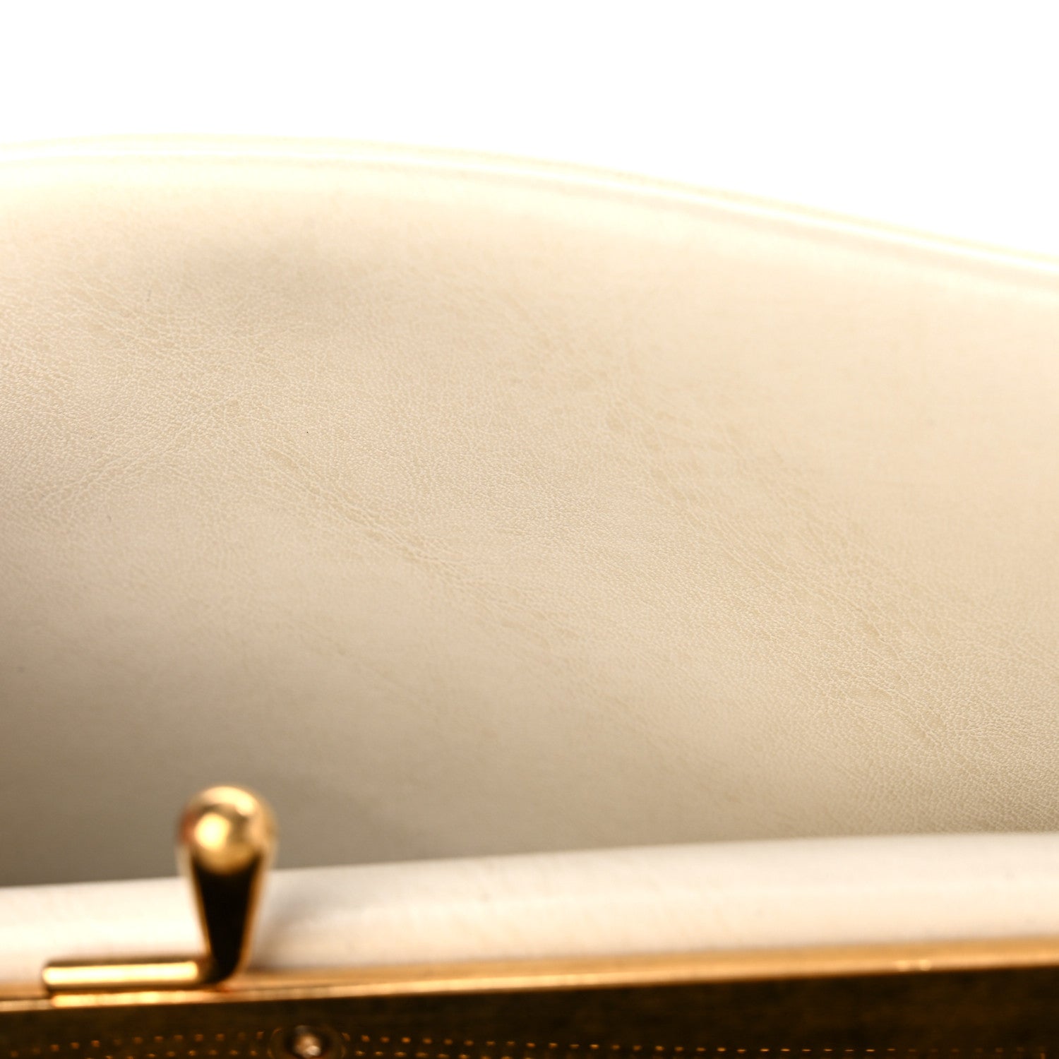 Celine Smooth Calfskin Eyelet Small Top Handle Bag White 13 of 16