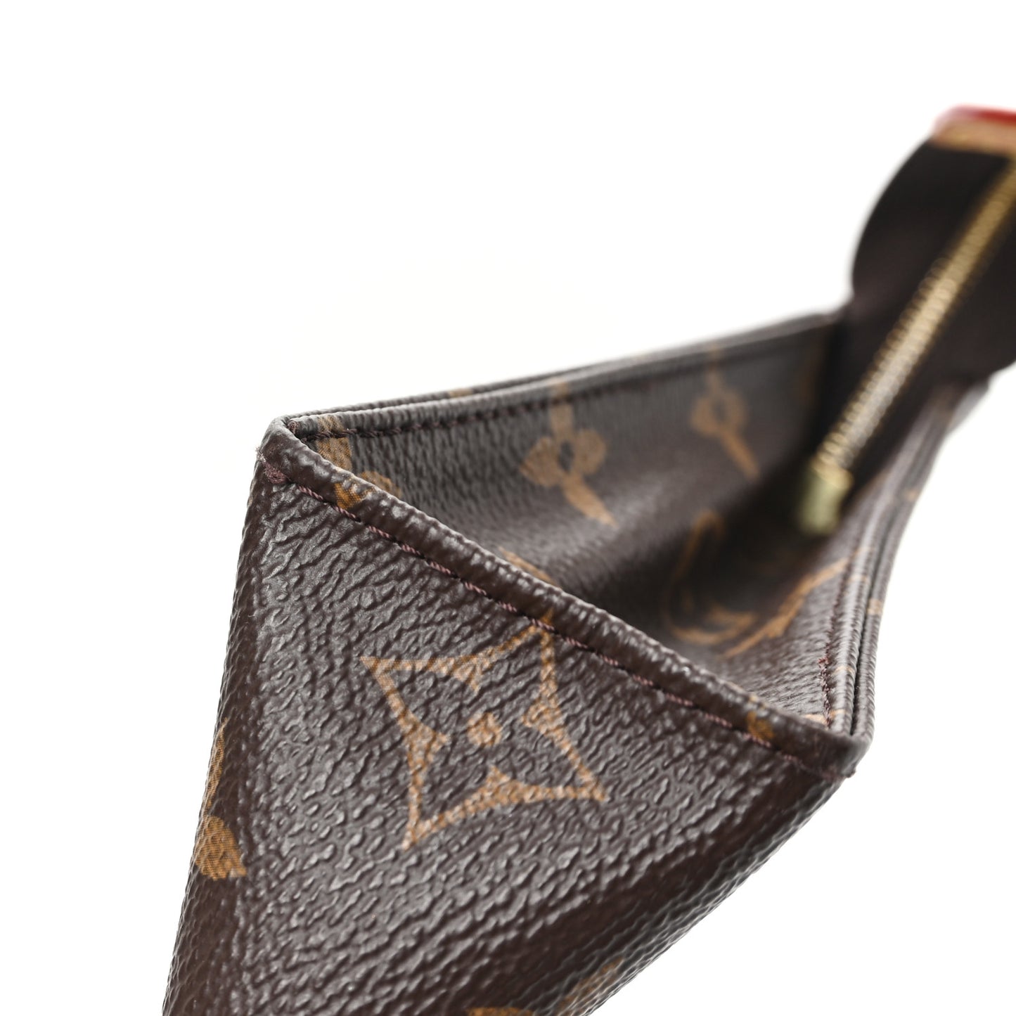 Monogram Toiletry Pouch 19 Red