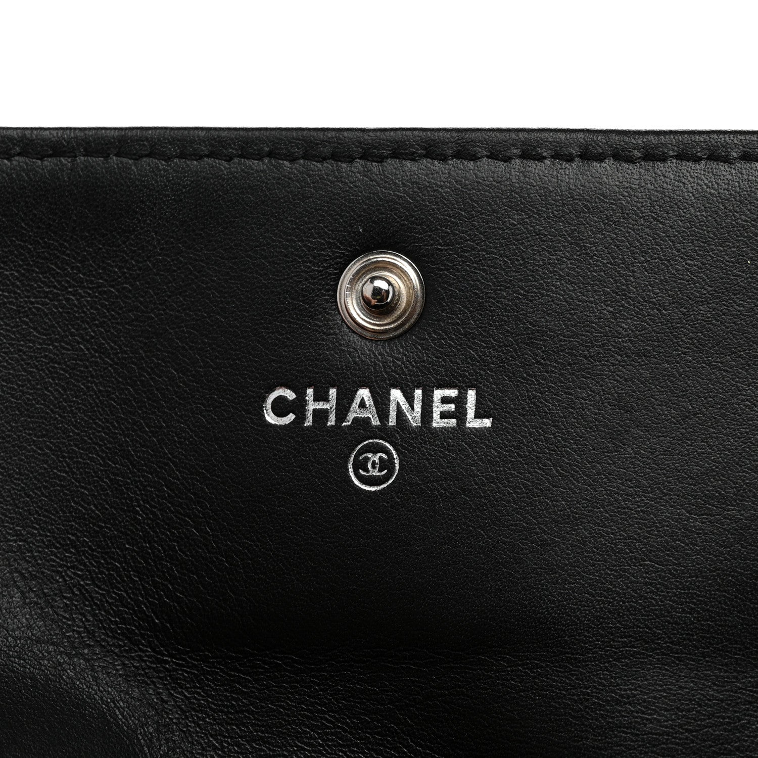 Chanel Caviar Timeless CC Large Gusset Flap Wallet Black 6 of 9