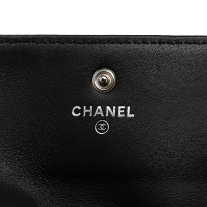 Chanel Caviar Timeless CC Large Gusset Flap Wallet Black 6 of 9