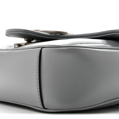 Gucci Calfskin Matelasse Aria Mini GG Marmont Shoulder Bag Deep Grey 10 of 12