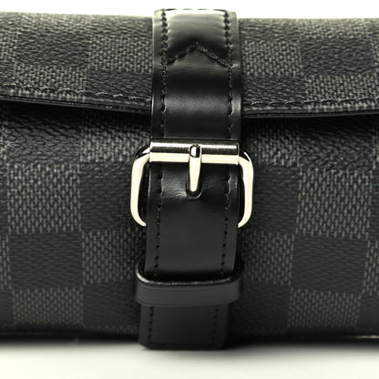 Louis Vuitton Damier Graphite 3 Watch Travel Case 7 of 7