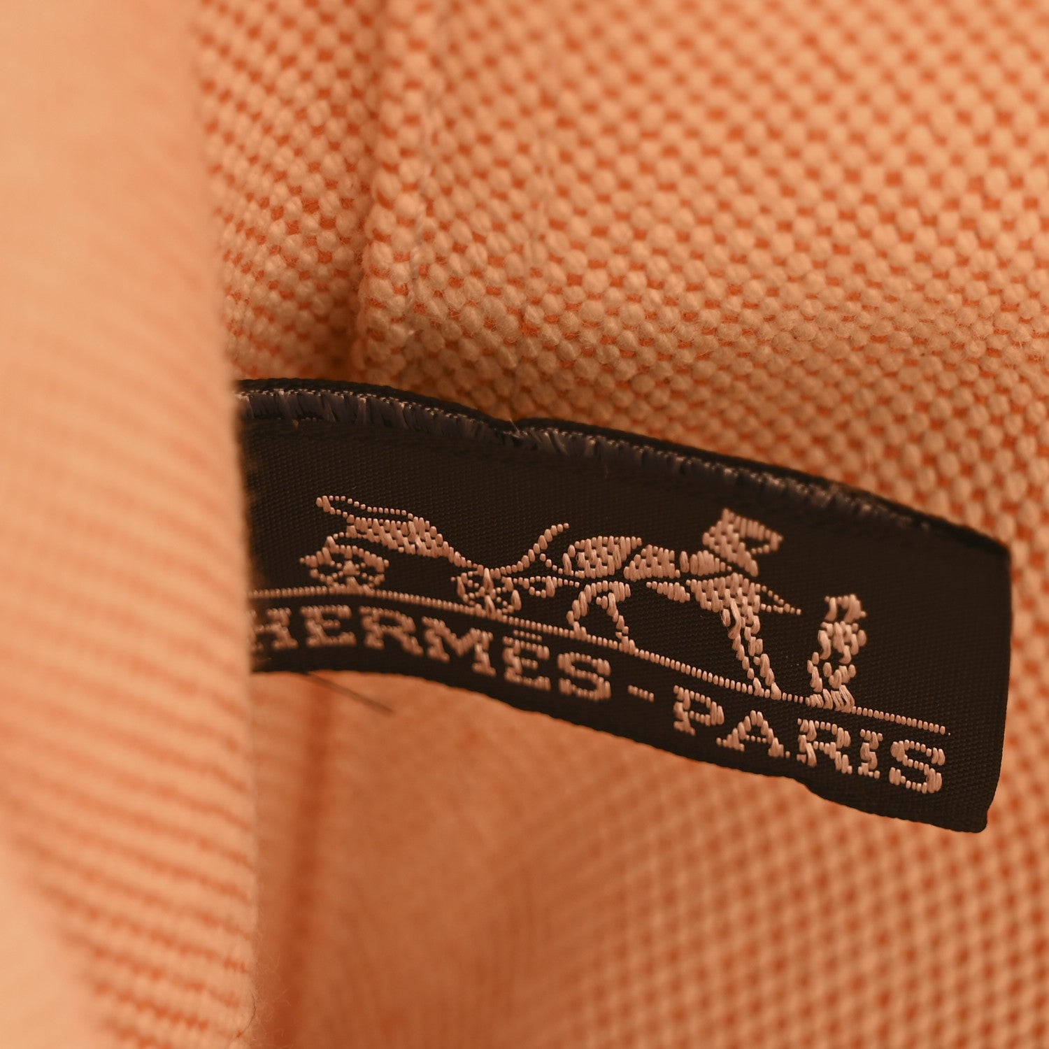 Hermes Canvas Herline Messenger Bag Orange 6 of 10