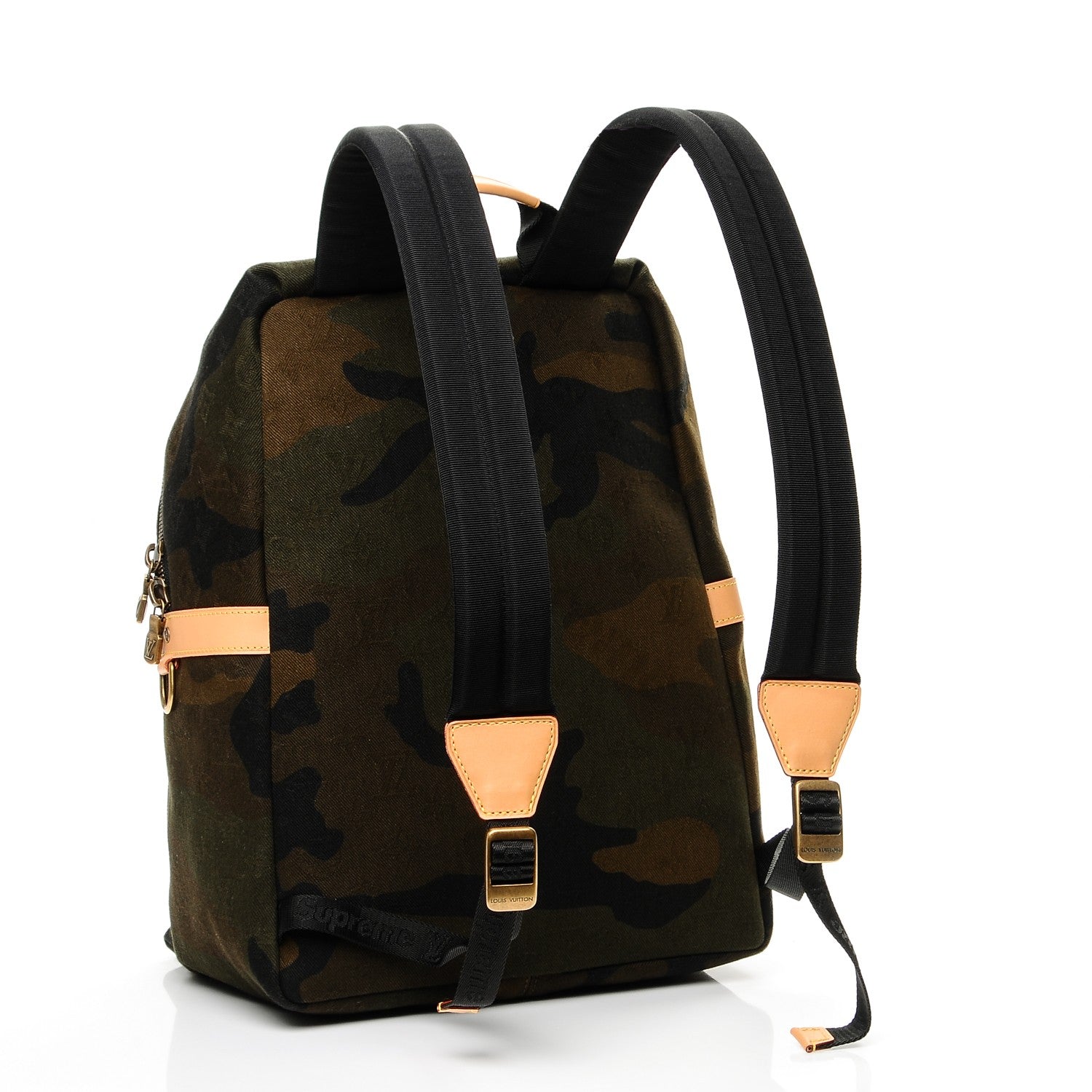 Louis Vuitton X SUPREME Canvas Camouflage Apollo Backpack 3 of 9