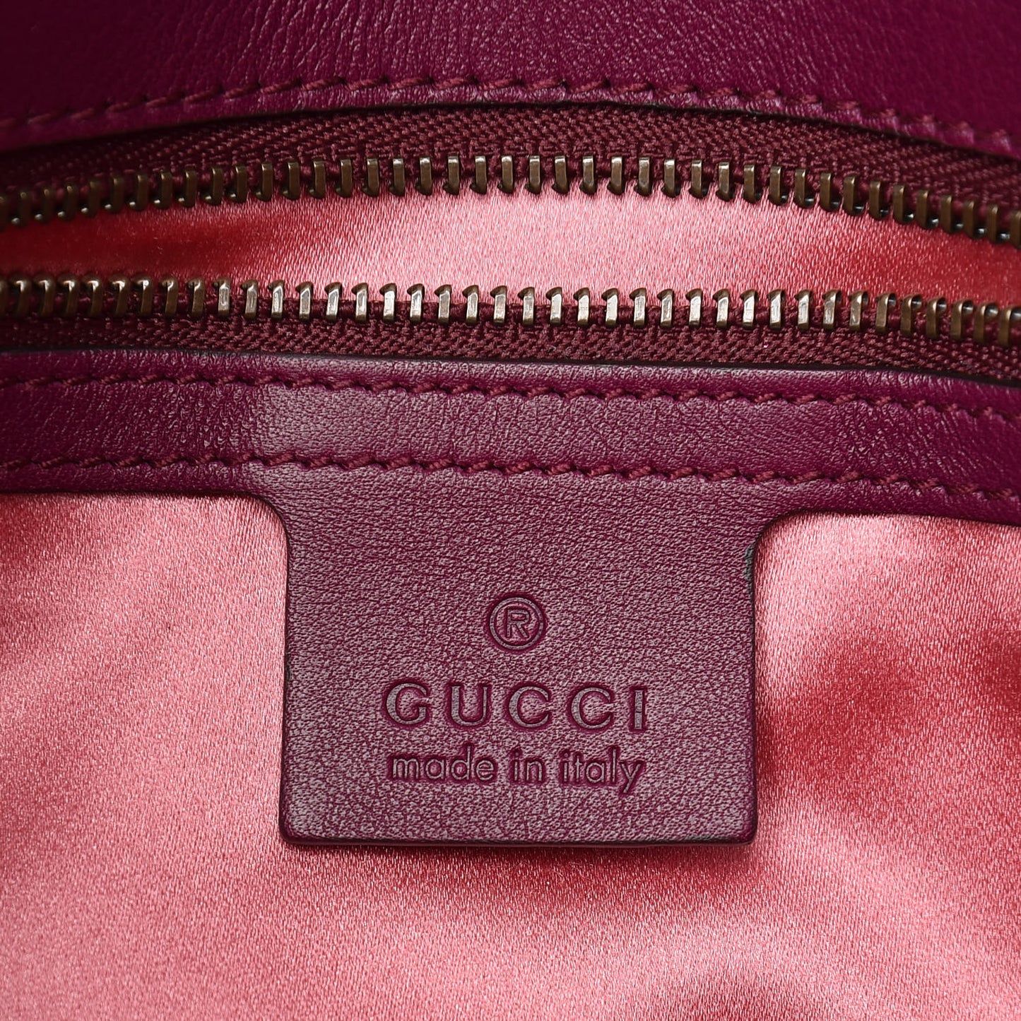 Velvet Matelasse Medium GG Marmont Shoulder Bag Fuchsia Violet Cyclamen