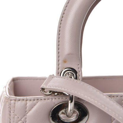 Christian Dior Lambskin Cannage Medium Lady Dior Light Pink 11 of 11