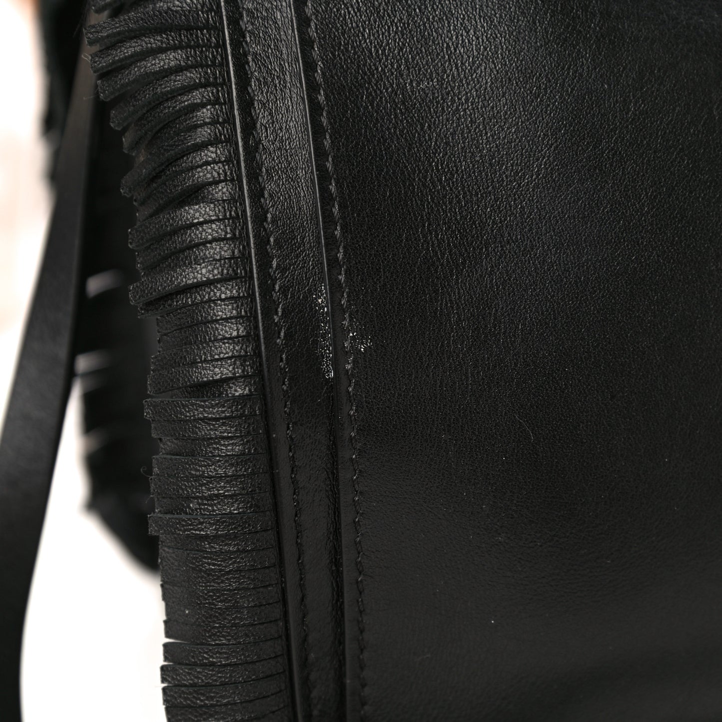 Calfskin The Rope Crossbody Bag Black
