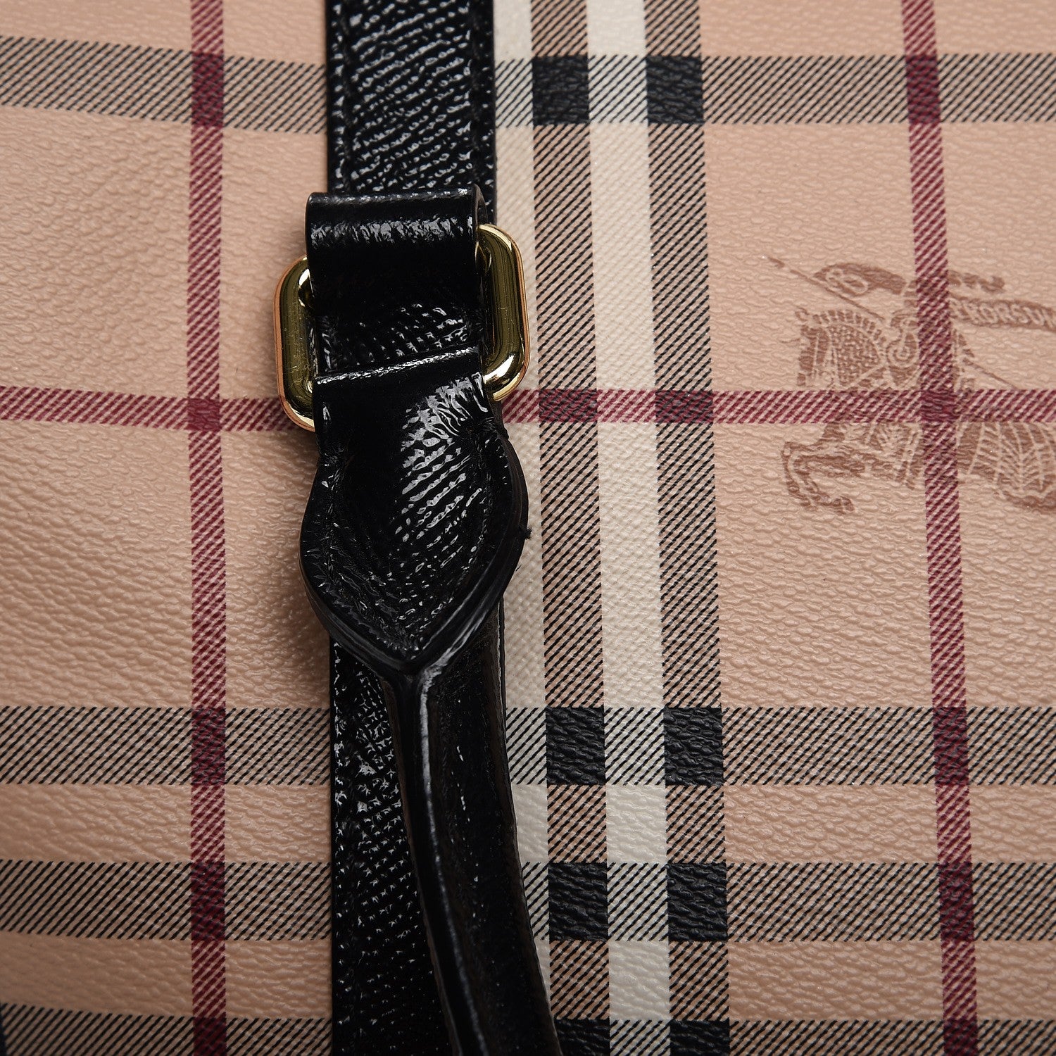 Burberry Haymarket Check Medium Chatton Tote Black 9 of 9