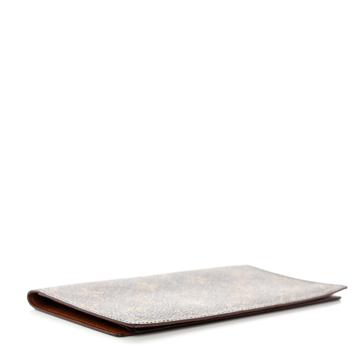 Monogram Simple Checkbook Holder Wallet Cover