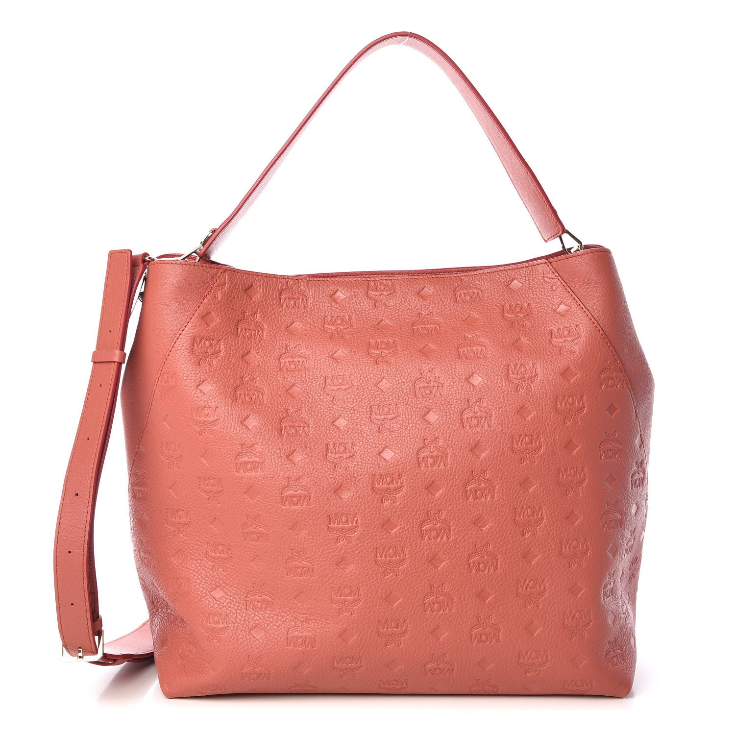 MCM Calfskin Ottomar Large Klara Hobo Cocoa 1 of 9