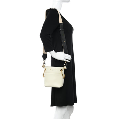 Chloe Smooth Calfskin Mini Roy Bucket Bag Natural White 2 of 9