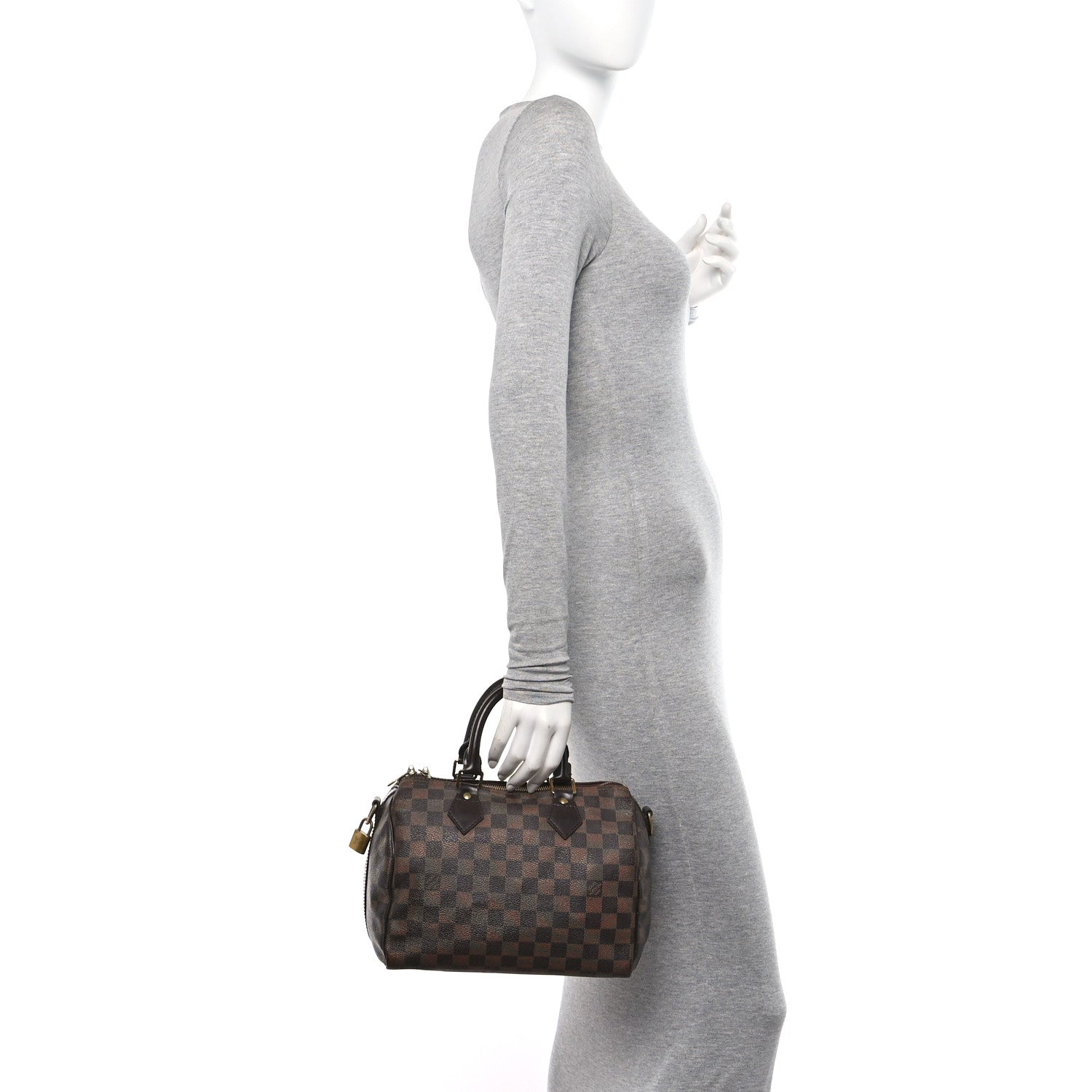 Louis Vuitton Damier Ebene Speedy Bandouliere 25 2 of 12