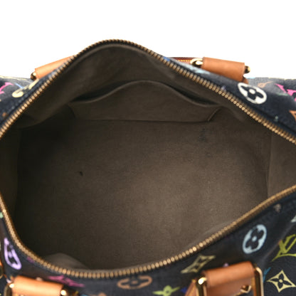 Louis Vuitton Monogram Multicolor Speedy 30 Black 5 of 13