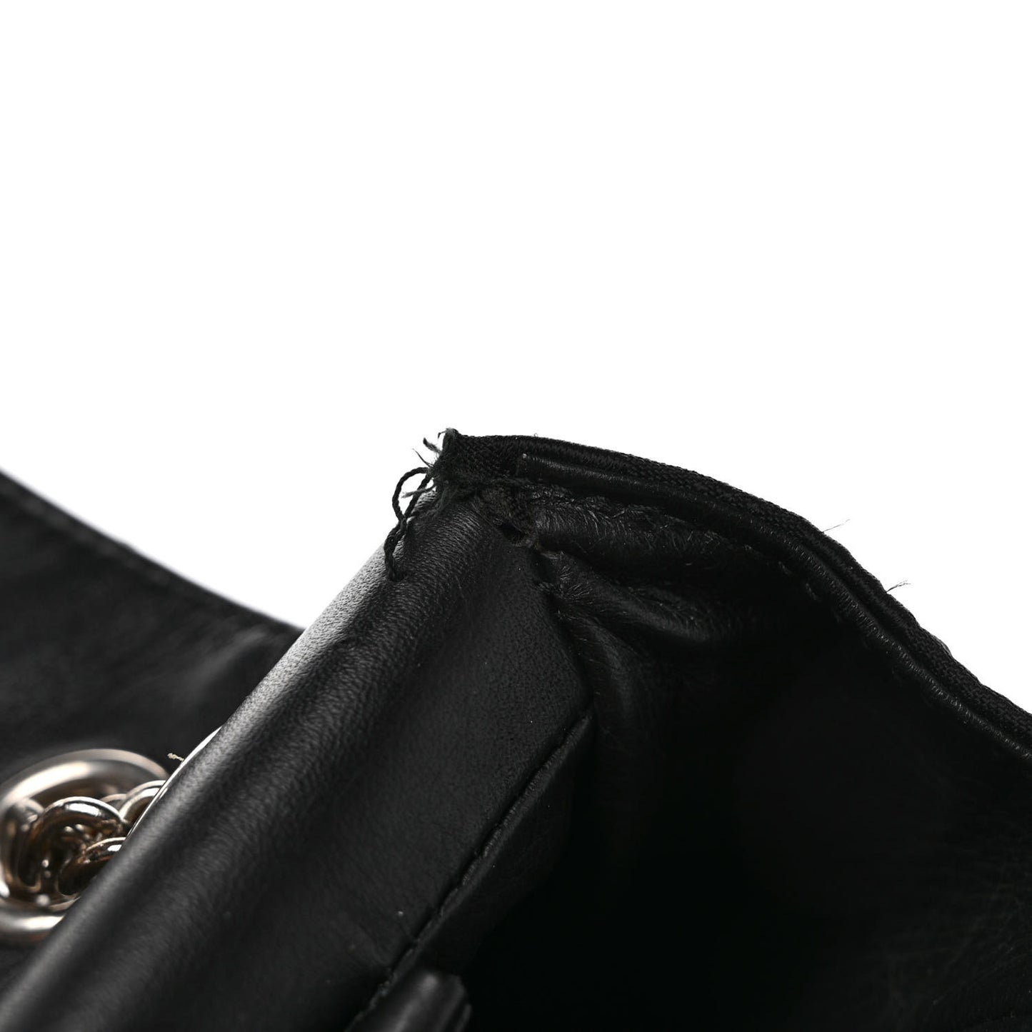 Nylon Jacquard Diagonal Logo Medium Scarf Lock Chain Shoulder Bag Black Red