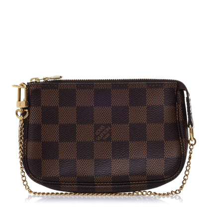 Louis Vuitton Damier Ebene Mini Pochette Accessories 1 of 11