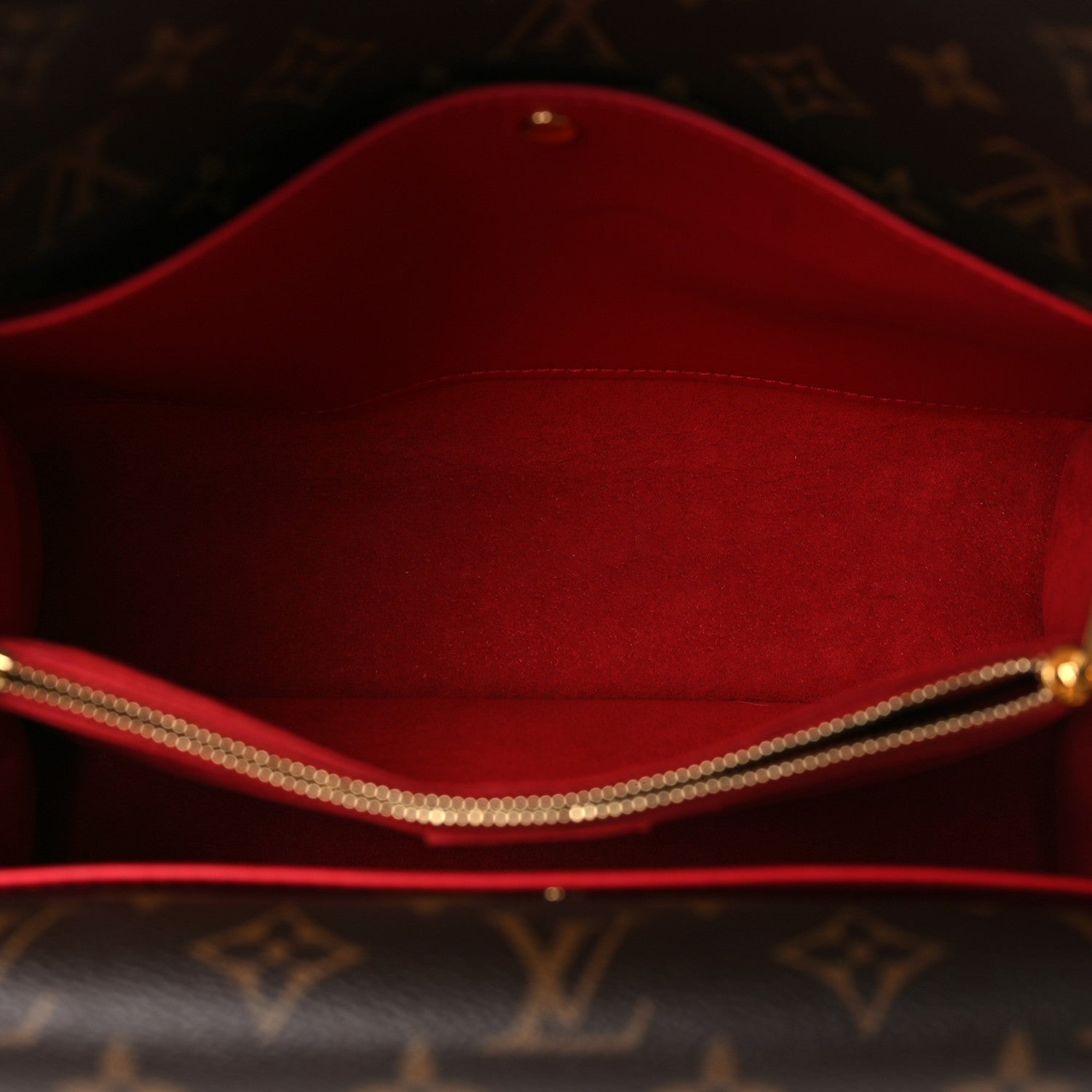 Louis Vuitton Calfskin Monogram Double V Rubis 5 of 10