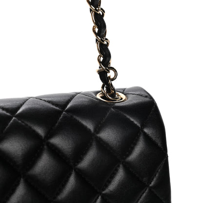 Chanel Lambskin Quilted Mini Rectangular Flap Black 11 of 12